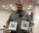 SRO Pederson helping out a senior trip fundraiser by buying two boxes of Donuts